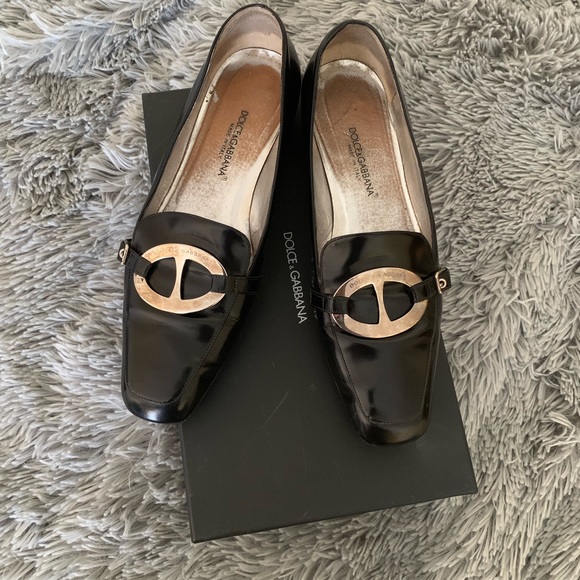 Dolce & Gabbana Shoes - DOLCE & GABBANA leather flats